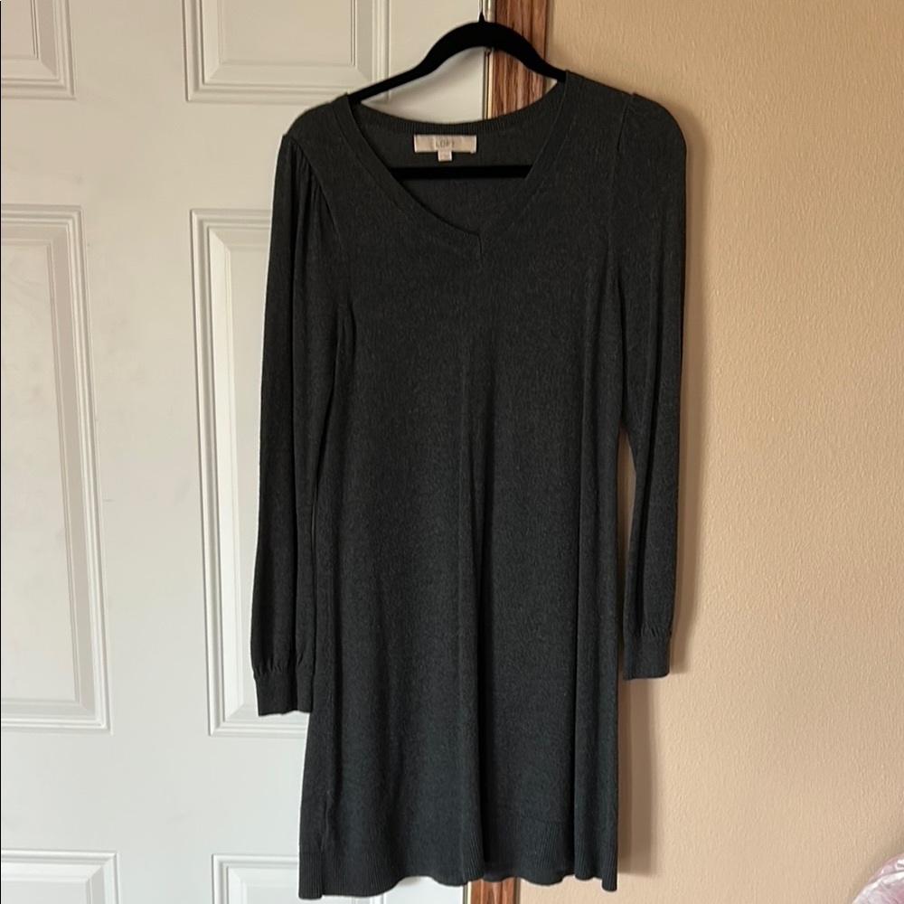 Grey Loft Small Sweater Dress